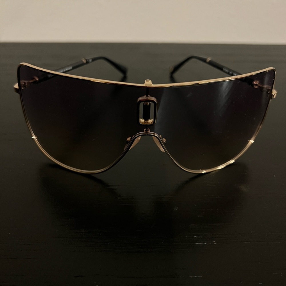 Balmain Black and Gold Sunglasses - Picture 7 of 11